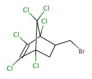 Bromocyclen (CAS 1715-40-8) - chemical structure image