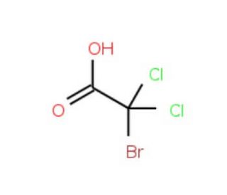 Bromodichloroacetic acid (CAS 71133-14-7) - chemical structure image
