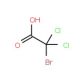 Bromodichloroacetic acid (CAS 71133-14-7) - chemical structure image