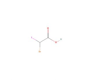 Bromoiodoacetic Acid (CAS 71815-43-5) - chemical structure image