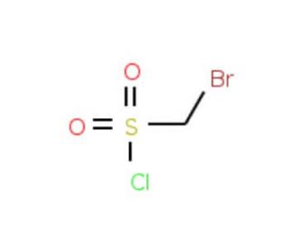 Bromomethanesulfonyl chloride (CAS 10099-08-8) - chemical structure image