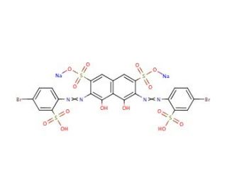 Bromosulfonazo III (CAS 16091-04-6) - chemical structure image