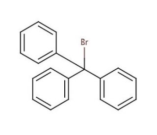 Bromotriphenylmethane (CAS 596-43-0) - chemical structure image