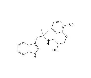 Bucindolol (CAS 71119-11-4) - chemical structure image