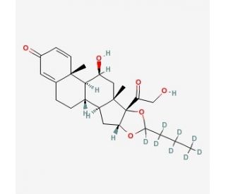 Budesonide-d8 (CAS 1105542-94-6) - chemical structure image