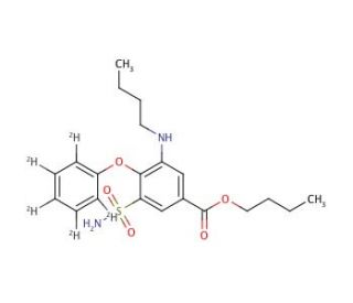 Bumetanide-d5 Butyl Ester - chemical structure image