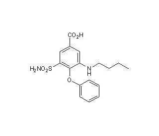 Bumetanide (Ro 10-6338) (CAS 28395-03-1) - chemical structure image