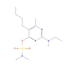Bupirimate (CAS 41483-43-6) - chemical structure image