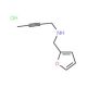 But-2-ynyl-furan-2-ylmethyl-amine hydrochloride - chemical structure image
