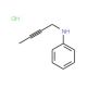 But-2-ynyl-phenyl-amine hydrochloride - chemical structure image
