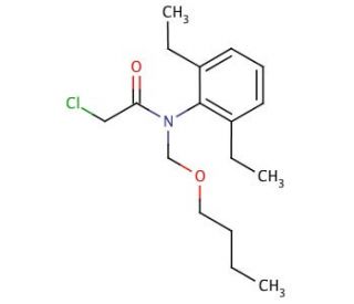 Butachlor (CAS 23184-66-9) - chemical structure image