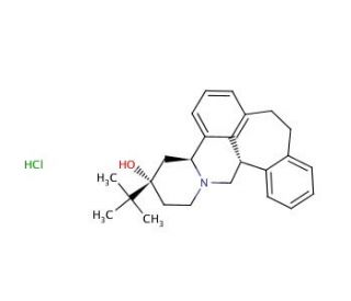 (+)-Butaclamol hydrochloride (CAS 55528-07-9) - chemical structure image
