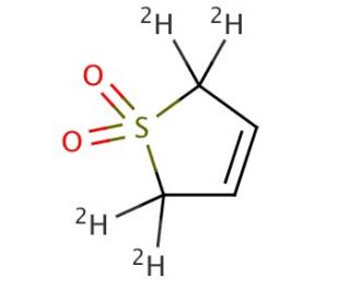 Butadiene sulfone-2,2,5,5-d4 (CAS 20966-34-1) - chemical structure image