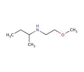 Butan-2-yl(2-methoxyethyl)amine - chemical structure image