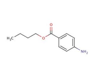 Butyl 4-aminobenzoate (CAS 94-25-7) - chemical structure image
