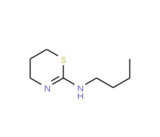 Butyl-(5,6-dihydro-4H-[1,3]thiazin-2-yl)-amine (CAS 13677-17-3) - chemical structure image
