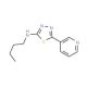 Butyl-(5-pyridin-3-yl-[1,3,4]thiadiazol-2-yl)-amine - chemical structure image