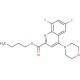 Butyl 6,8-difluoro-4-morpholinoquinoline-2-carboxylate - chemical structure image