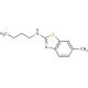 Butyl-(6-methyl-benzothiazol-2-yl)-amine - chemical structure image