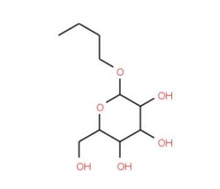 Butyl a-D-glucopyranoside (CAS 25320-93-8) - chemical structure image
