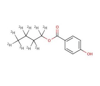 Butyl-d9 Paraben (CAS 1216904-65-2) - chemical structure image