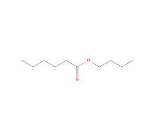 Butyl hexanoate (CAS 626-82-4) - chemical structure image
