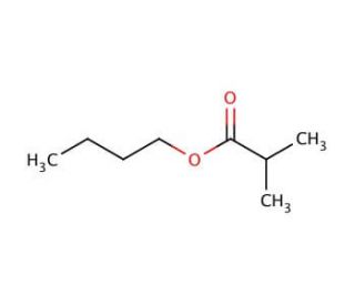 Butyl isobutyrate (CAS 97-87-0) - chemical structure image
