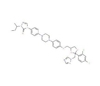 Butyl Itraconazole (CAS 89848-51-1) - chemical structure image
