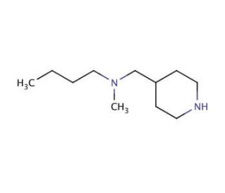 Butyl(methyl)(piperidin-4-ylmethyl)amine - chemical structure image