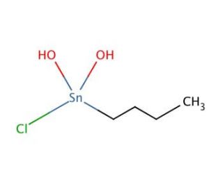 Butyltin chloride dihydroxide (CAS 13355-96-9) - chemical structure image