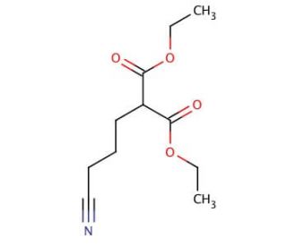 Butyronitrile Diethyl Malonate (CAS 63972-18-9) - chemical structure image