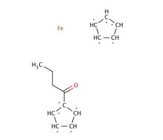 Butyrylferrocene (CAS 1271-94-9) - chemical structure image