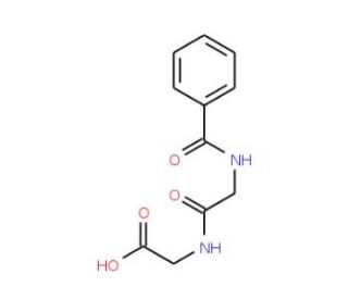 Bz-Gly-Gly-OH (CAS 1145-32-0) - chemical structure image