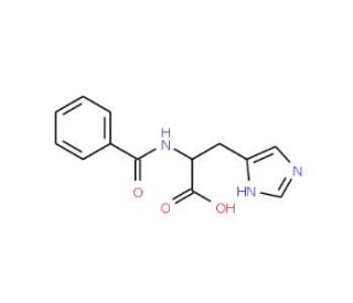 Bz-L-His-OH (CAS 5354-94-9) - chemical structure image