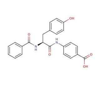 Bz-Tyr-4-Abz-OH (CAS 37106-97-1) - chemical structure image