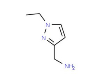 C-(1-Ethyl-1H-pyrazol-3-yl)-methylamine - chemical structure image