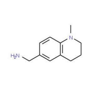 C-(1-Methyl-1,2,3,4-tetrahydro-quinolin-6-yl)-methylamine (CAS 797807-54-6) - chemical structure image