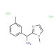 C-(1-Methyl-1H-imidazol-2-yl)-C-m-tolyl-methylamine dihydrochloride - chemical structure image