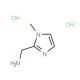 C-(1-Methyl-1H-imidazol-2-yl)-methylamine dihydrochloride - chemical structure image