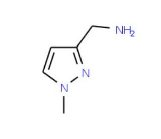 C-(1-Methyl-1H-pyrazol-3-yl)-methylamine (CAS 612511-81-6) - chemical structure image