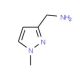 C-(1-Methyl-1H-pyrazol-3-yl)-methylamine (CAS 612511-81-6) - chemical structure image
