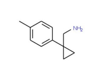 C-(1-p-Tolyl-cyclopropyl)-methylamine - chemical structure image