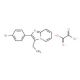 C-[2-(4-Bromo-phenyl)-imidazo[1,2-a]pyridin-3-yl]-methylamine oxalate - chemical structure image