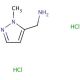 C-(2-Methyl-2H-pyrazol-3-yl)-methylamine dihydrochloride - chemical structure image