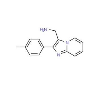 C-(2-p-Tolyl-imidazo[1,2-a]pyridin-3-yl)-methylamine - chemical structure image