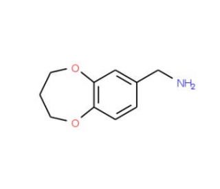 C-(3,4-Dihydro-2H-benzo[b][1,4]dioxepin-7-yl)-methylamine (CAS 23475-00-5) - chemical structure image