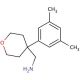 C-[4-(3,5-Dimethyl-phenyl)-tetrahydro-pyran-4-yl]-methylamine - chemical structure image