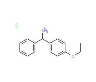 C-(4-Ethoxy-phenyl)-C-phenyl-methyl-ammonium chloride - chemical structure image