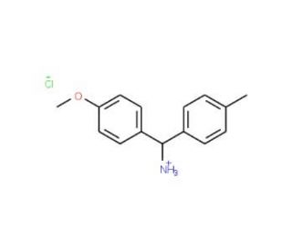 C-(4-Methoxy-phenyl)-C-p-tolyl-methyl-ammonium chloride - chemical structure image