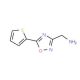 C-(5-Thiophen-2-yl-[1,2,4]oxadiazol-3-yl)-methylamine (CAS 946776-75-6) - chemical structure image